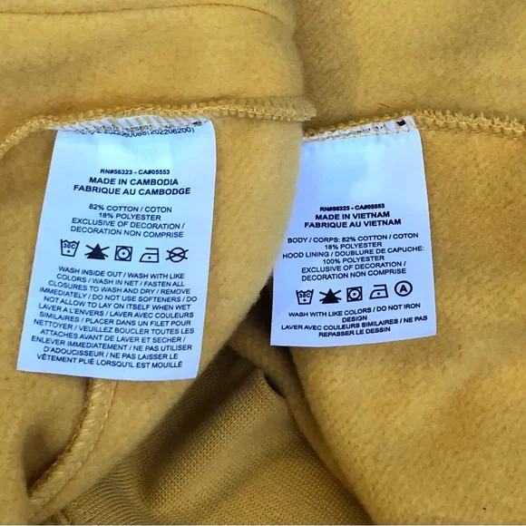 NWOT Nike Air Jordan Jump Man Hoodie and Jogger Set Yellow Mens Sz L.